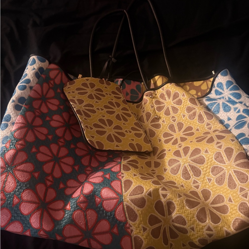 Floral Patterned Tote Bag